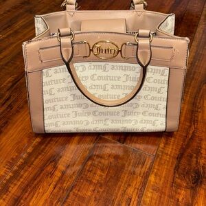 Juicy Couture Beige and Cream Satchel